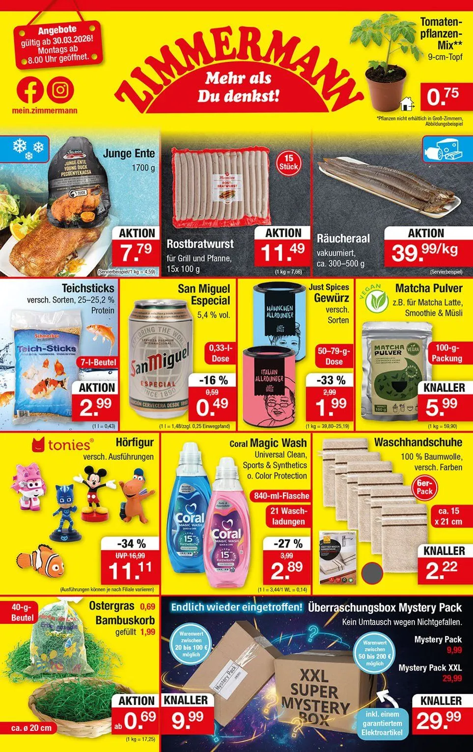  Zimmermann Angebote von 30. März bis 4. April 2026 - Prospekt seite 1