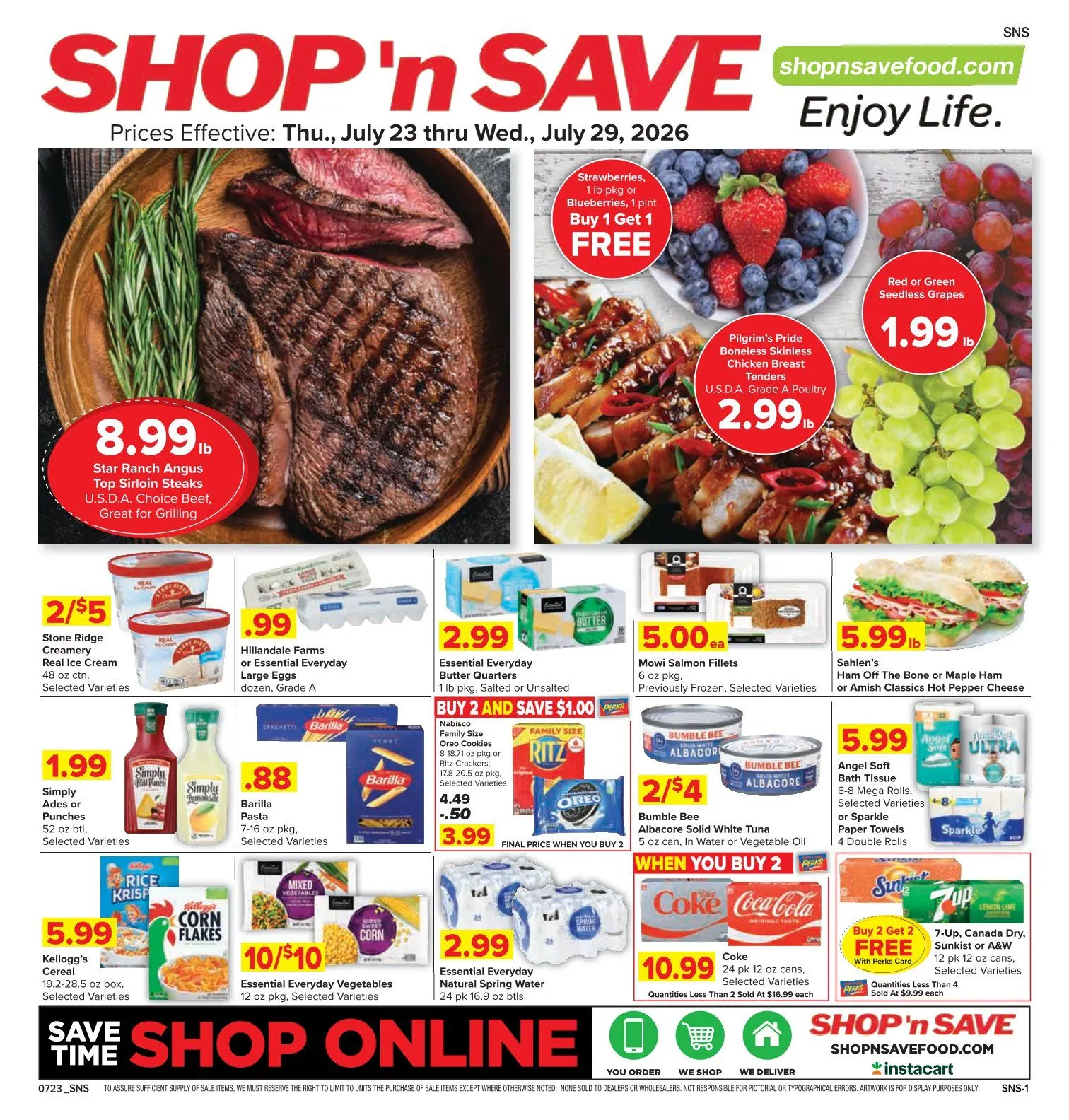 Weekly ad  Shop'n Save Sales from July 23 to July 29 2026 - Page 