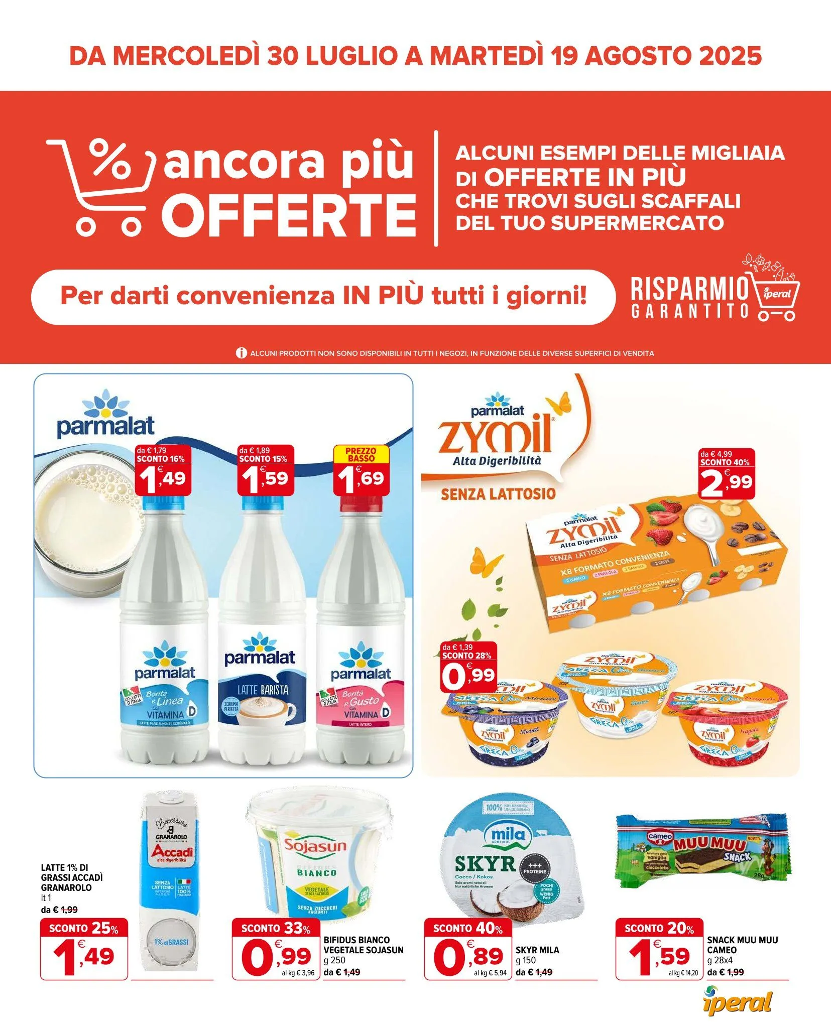Iperal - Cataloghi da 30 luglio a 19 agosto di 2025 - Pagina del volantino 1