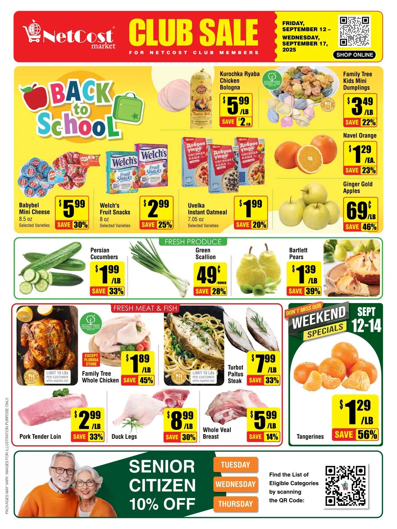 Weekly ad NetCost Market Sales from September 12 to September 17 2025 - Page 1