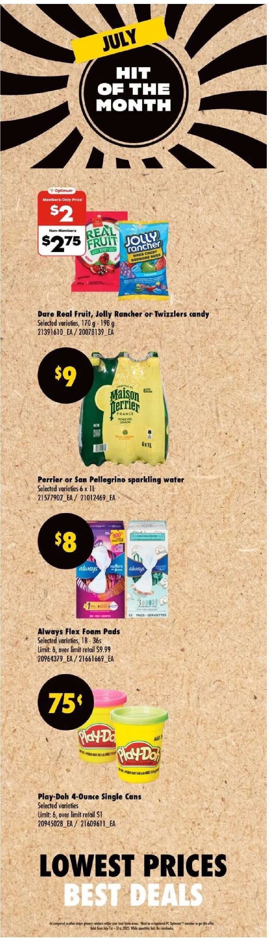Wholesale Club Sales from July 31 to August 20 2025 - flyer page