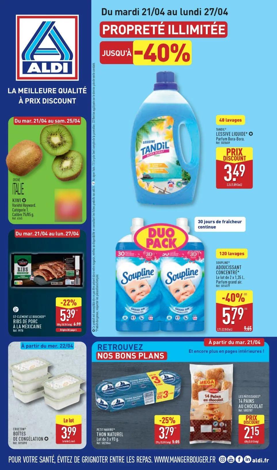 ALDI Catlogue du 21 avril au 27 avril 2026 - Catalogue page 1