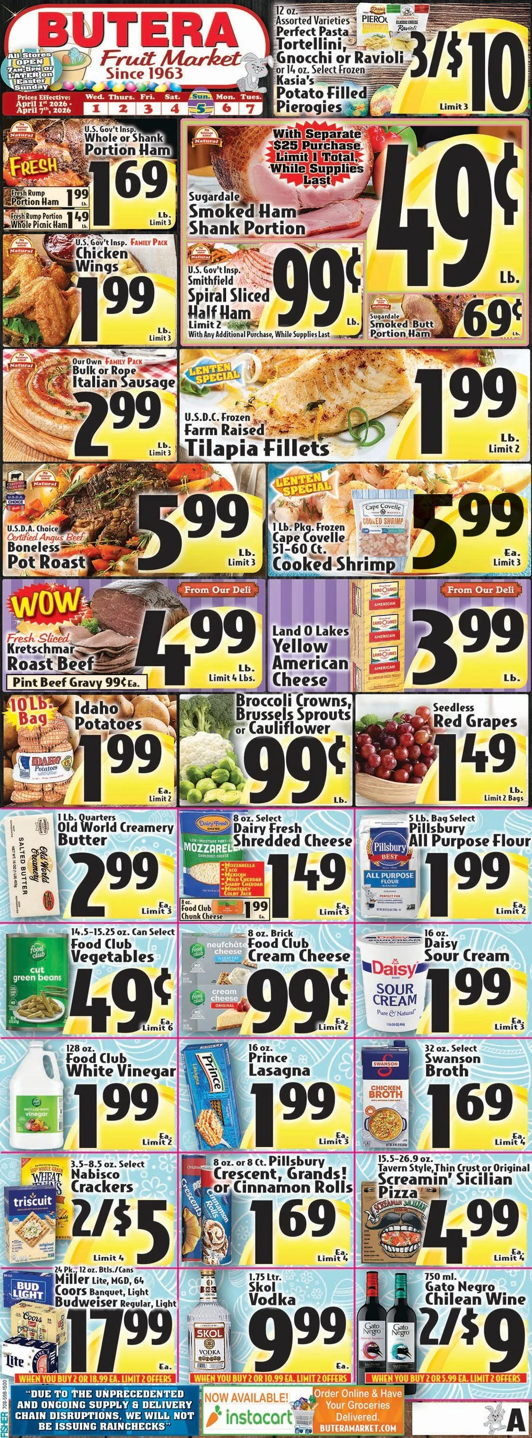 Weekly ad Butera Sales from April 1 to April 7 2026 - Page 1