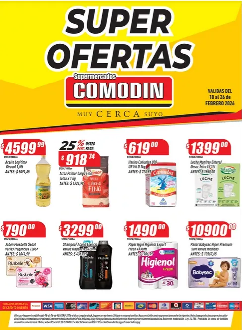 Ofertas de Ofertas Supermercados Comodín 18 de febrero al 24 de febrero 2026 - Página del catálogo