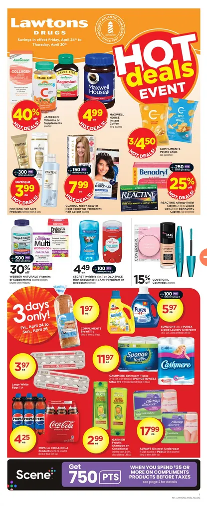 Lawtons Drugs Sales from April 24 to April 30 2026 - flyer page 