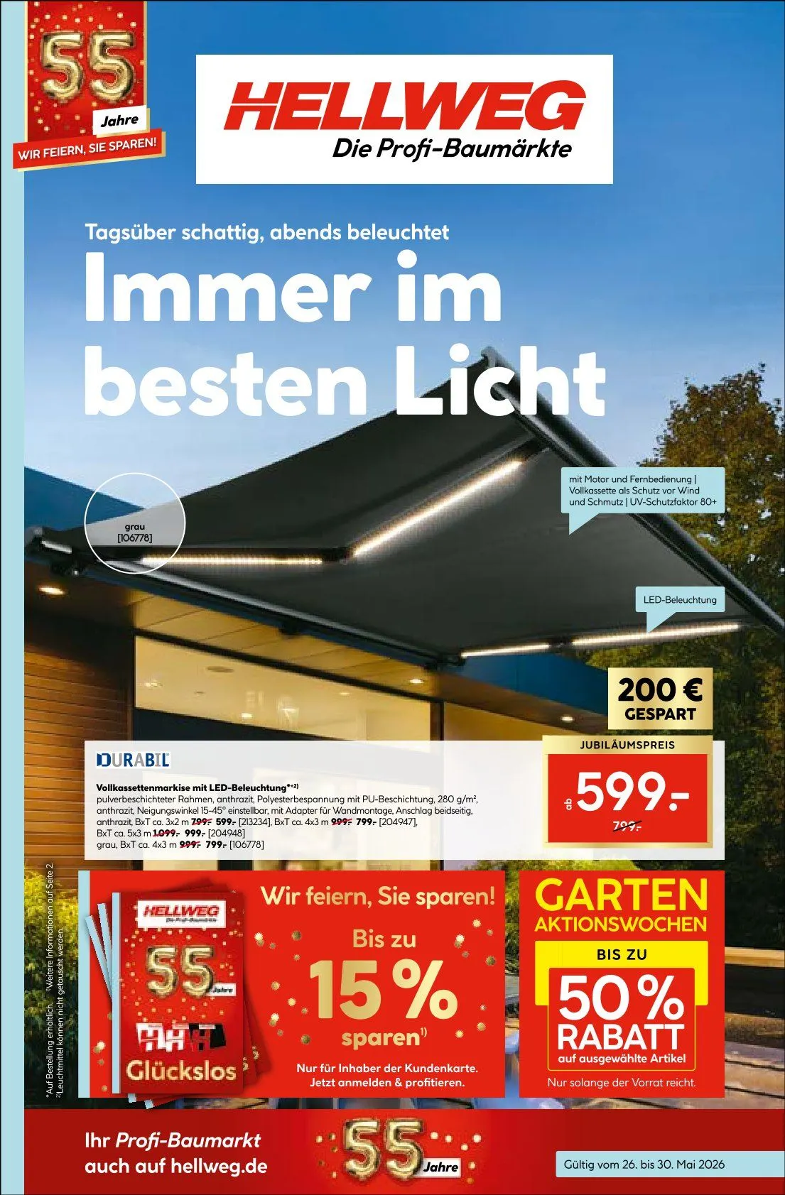 Hellweg Angebote von 26. Mai bis 30. Mai 2026 - Prospekt seite 1