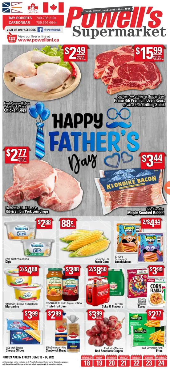  Powell's Supermarket Sales from June 18 to June 23 2026 - flyer page 
