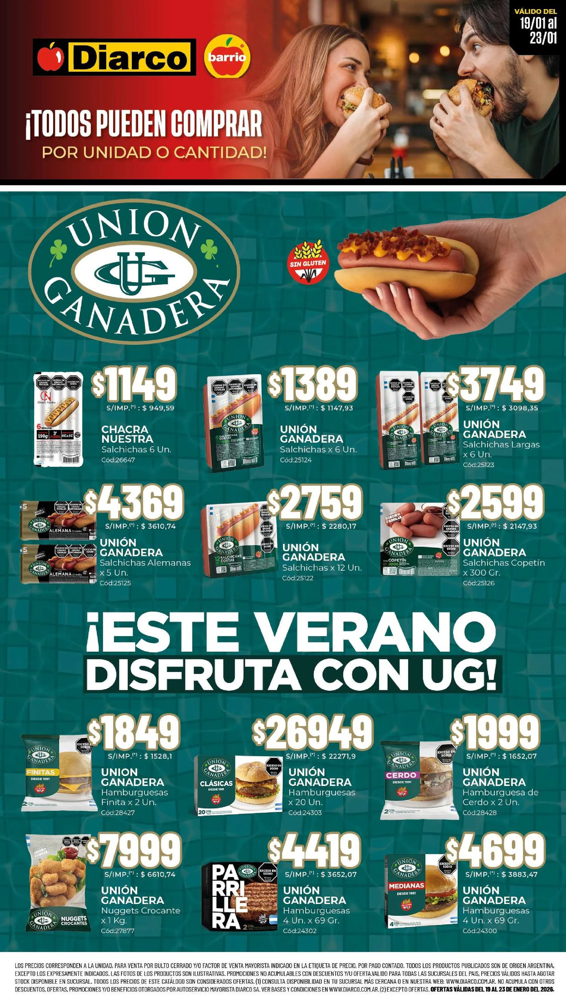 Ofertas de Diarco Ofertas 19 de enero al 23 de enero 2026 - Página 1 del catálogo
