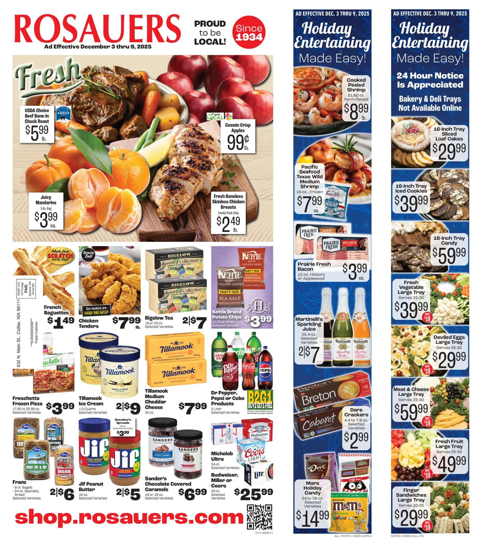 Weekly ad Rosauers Sales from December 3 to December 9 2025 - Page 
