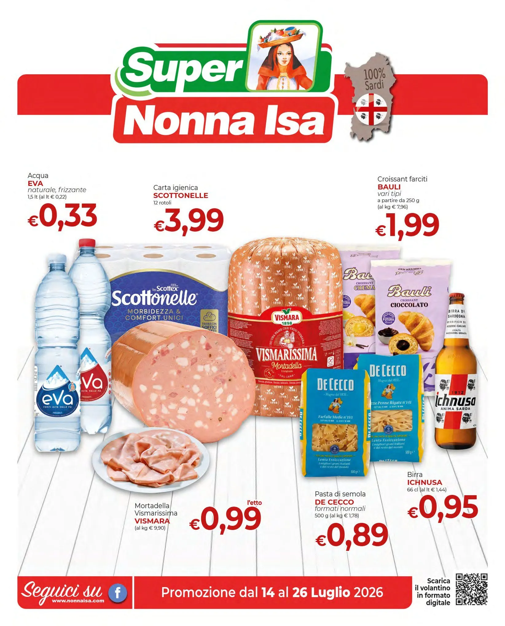 Supermercati Nonna Isa da 14 luglio a 26 luglio di 2026 - Pagina del volantino 1