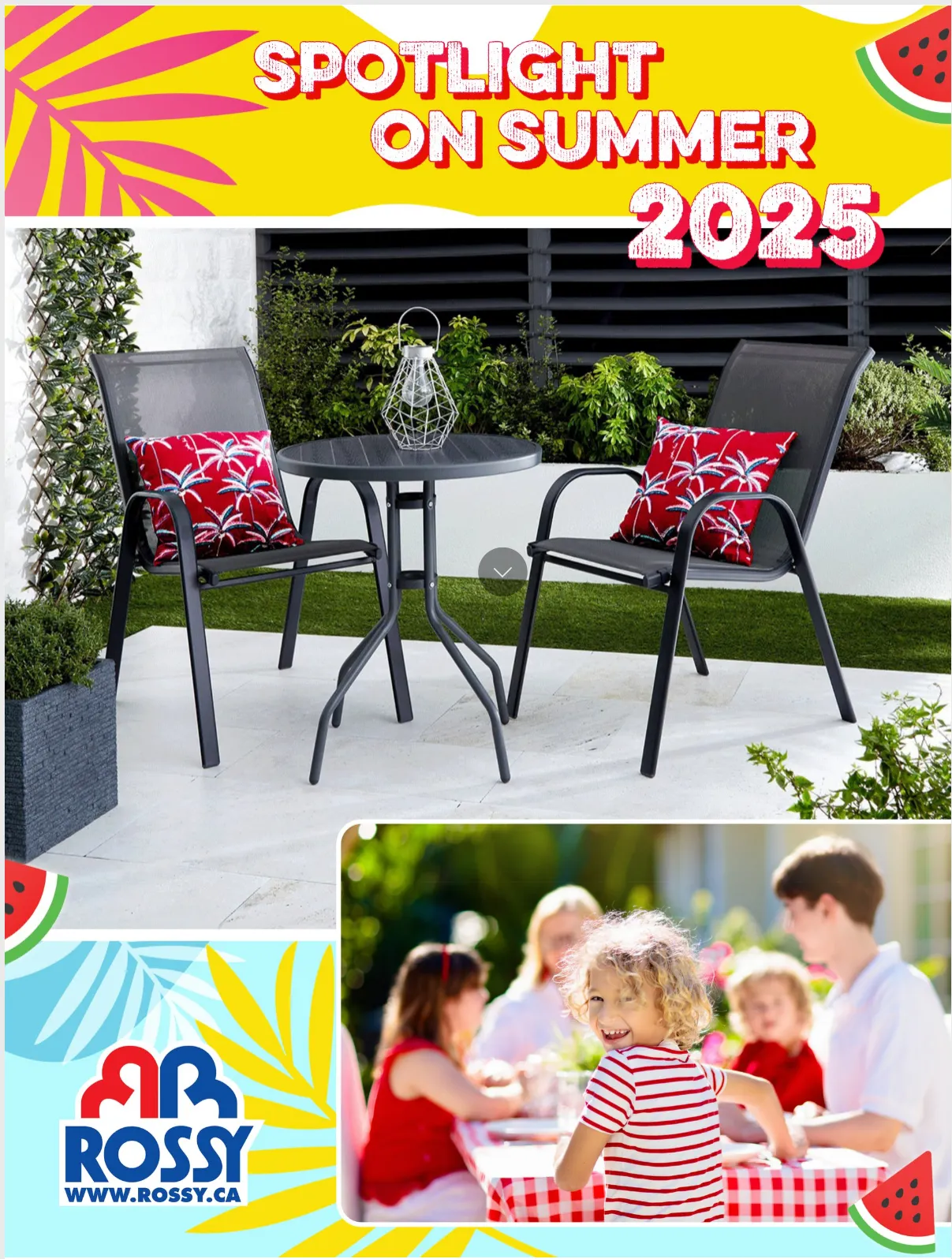 Rossy Spotlight on Summer from May 16 to August 27 2025 - flyer page 1
