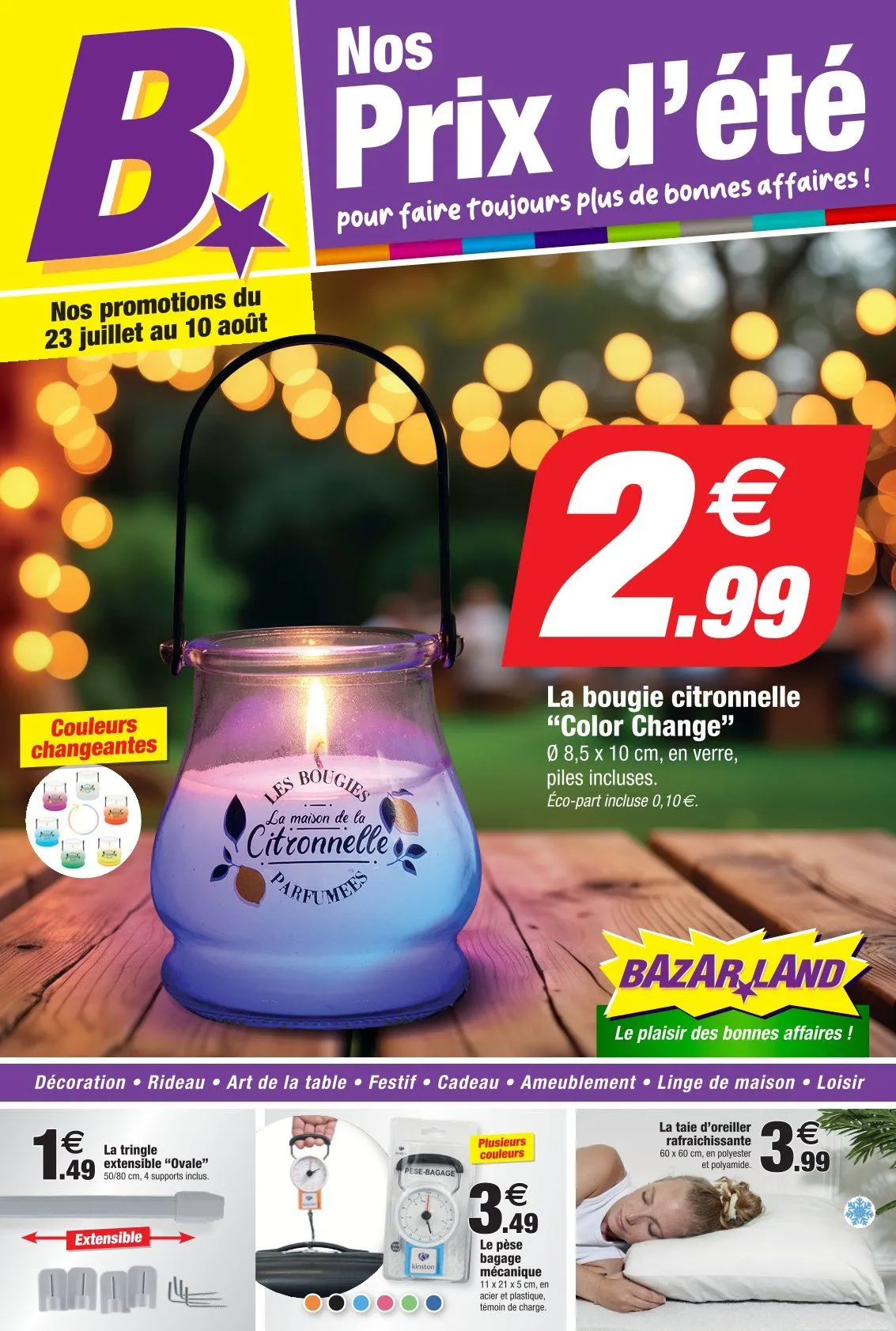 Catalogues Bazarland du 23 juillet au 11 août 2025 - Catalogue page