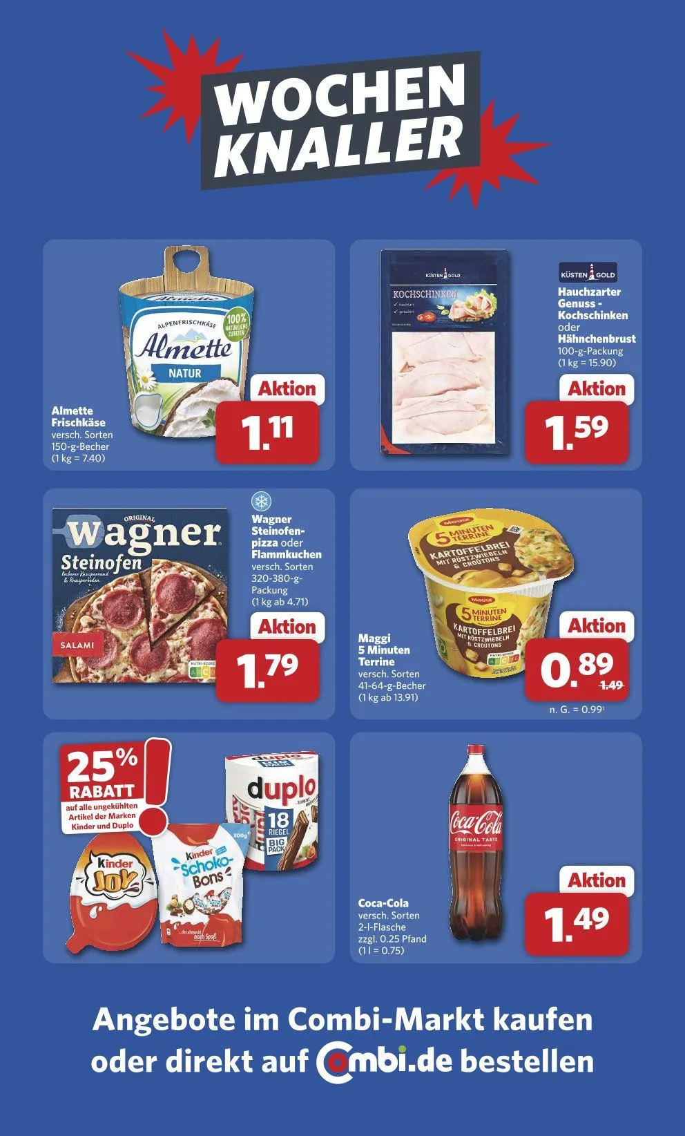 Combi Angebote von 27. Mai bis 31. Mai 2026 - Prospekt seite 1
