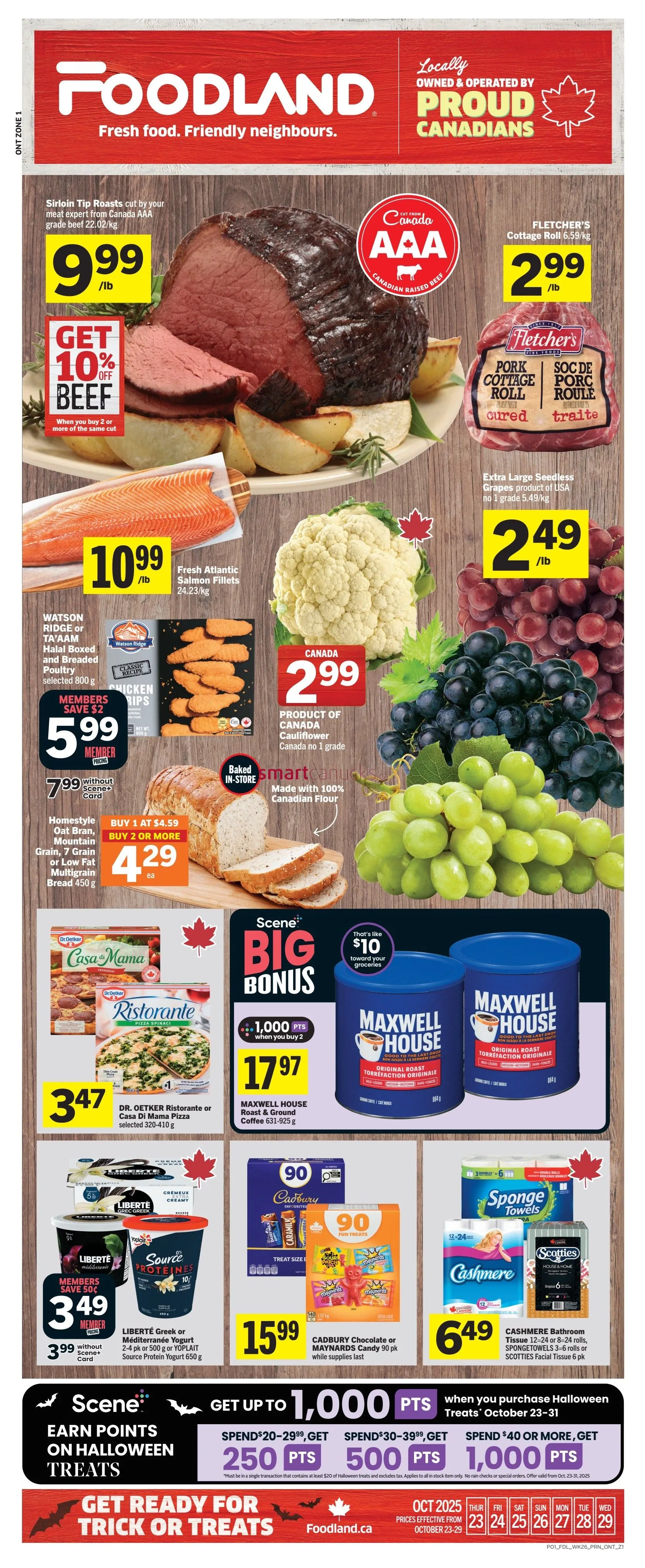 Foodland Sales from October 23 to October 29 2025 - flyer page 