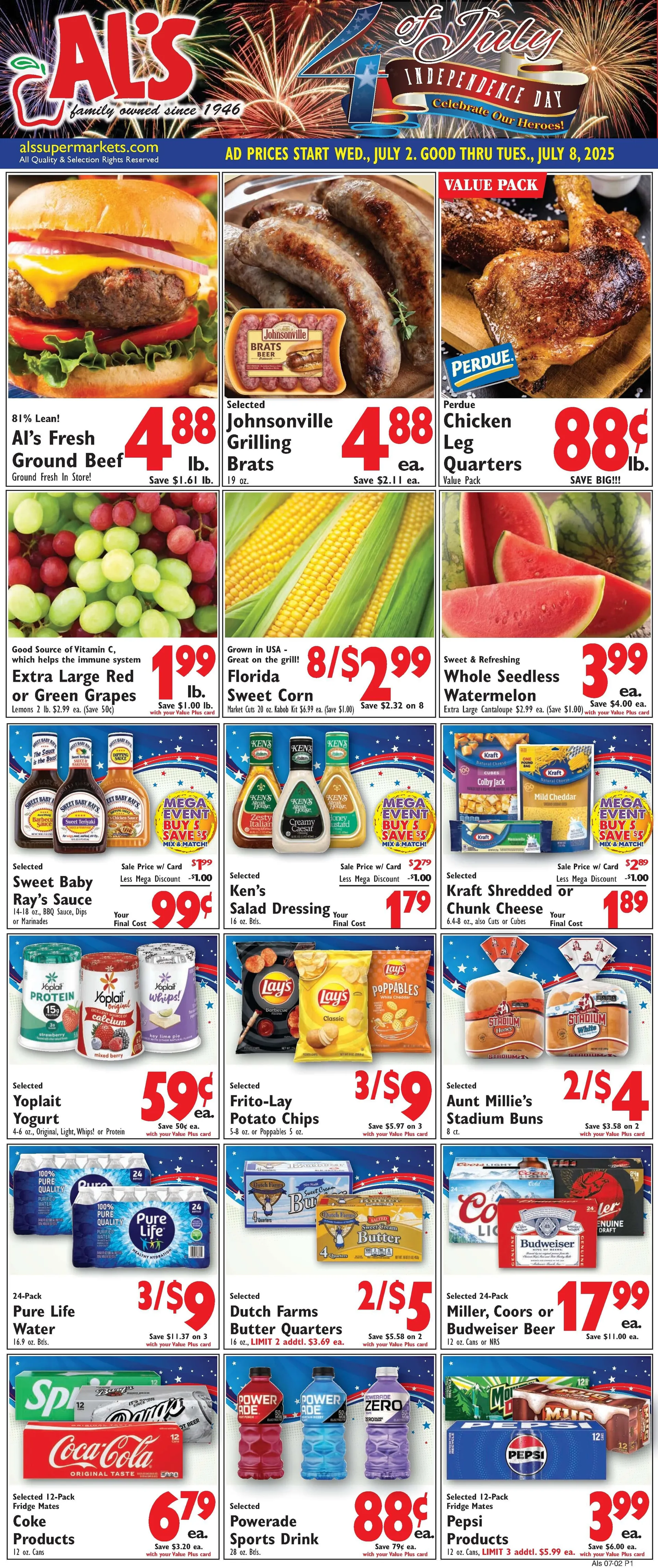 Weekly ad Al's Supermarket weekly ads from July 2 to July 8 2025 - Page