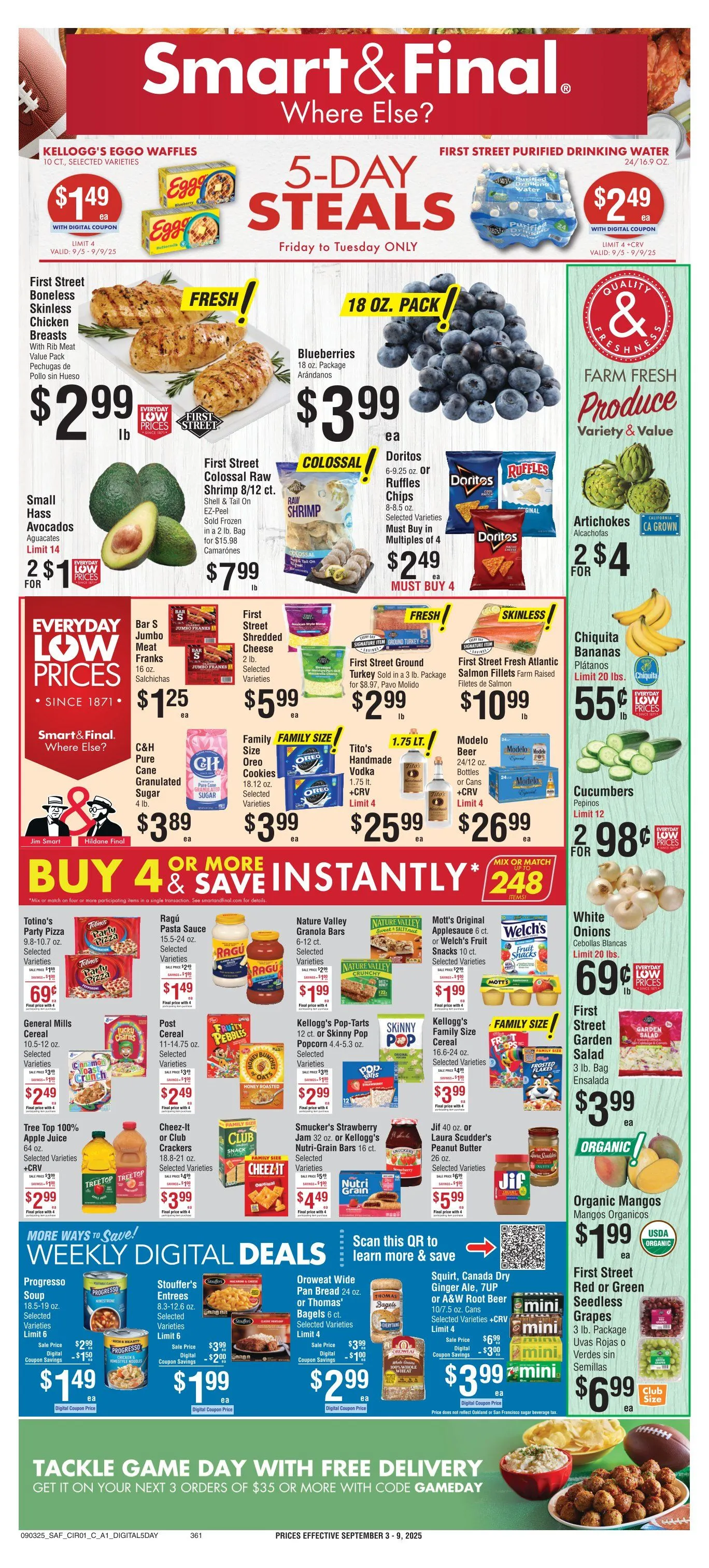 Weekly ad Smart and Final Sales from September 5 to September 9 2025 - Page 1