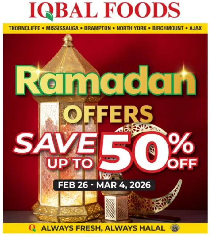  Iqbal Foods Sales from February 26 to March 4 2026 - flyer page 1