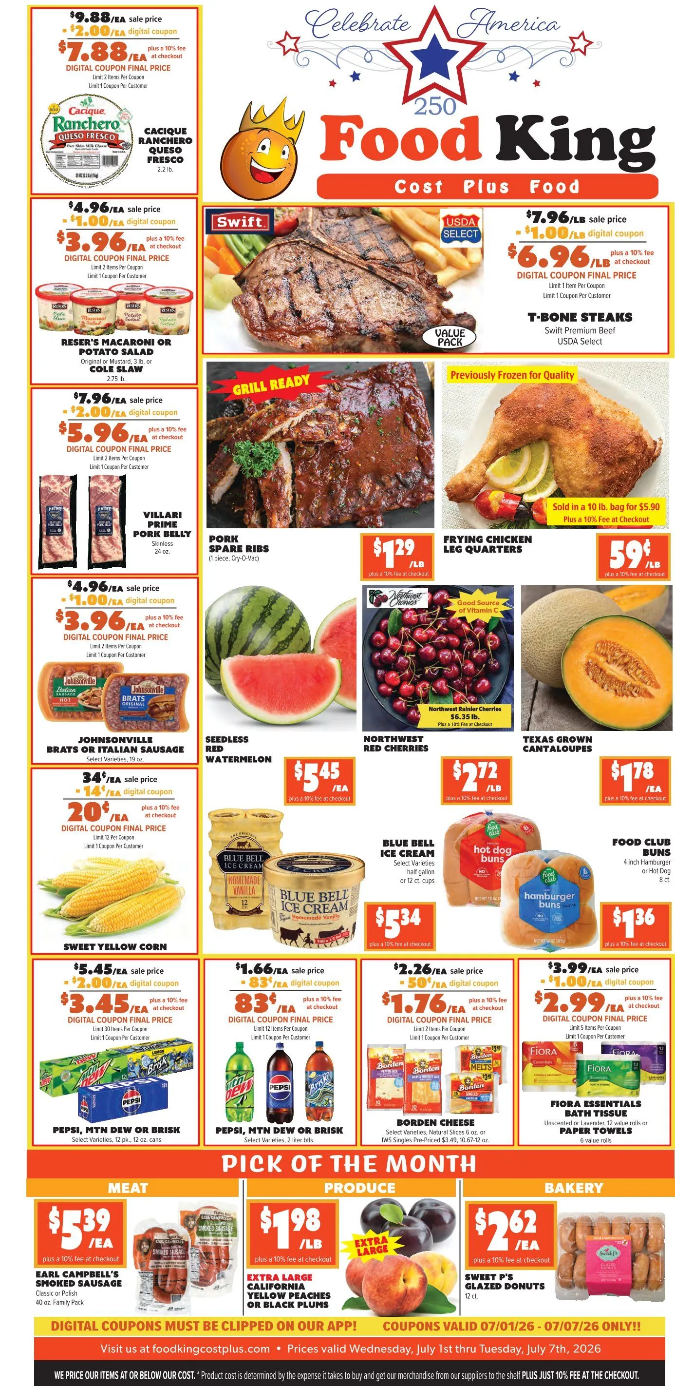 Weekly ad Food King Sales from July 1 to July 7 2026 - Page 