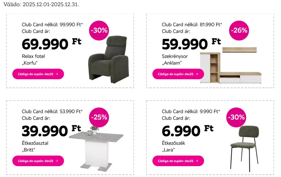 Katalógus Mömax különleges ajánlata december 1.-tól december 31.-ig 2025. - Oldal 1