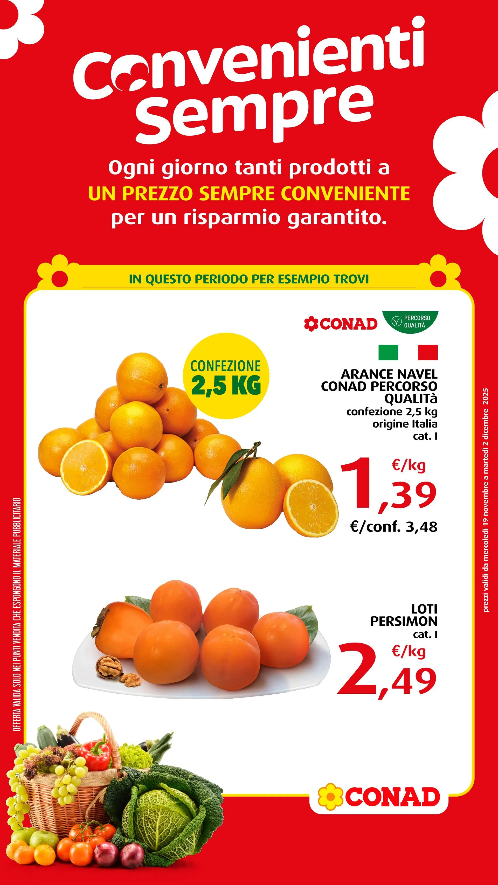 Conad Sales da 19 novembre a 29 novembre di 2025 - Pagina del volantino 1