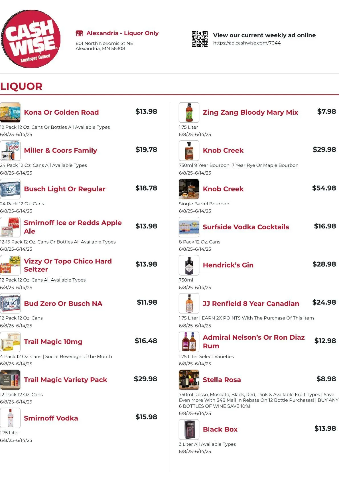 Weekly ad Cash Wise Deals from June 10 to June 15 2025 - Page