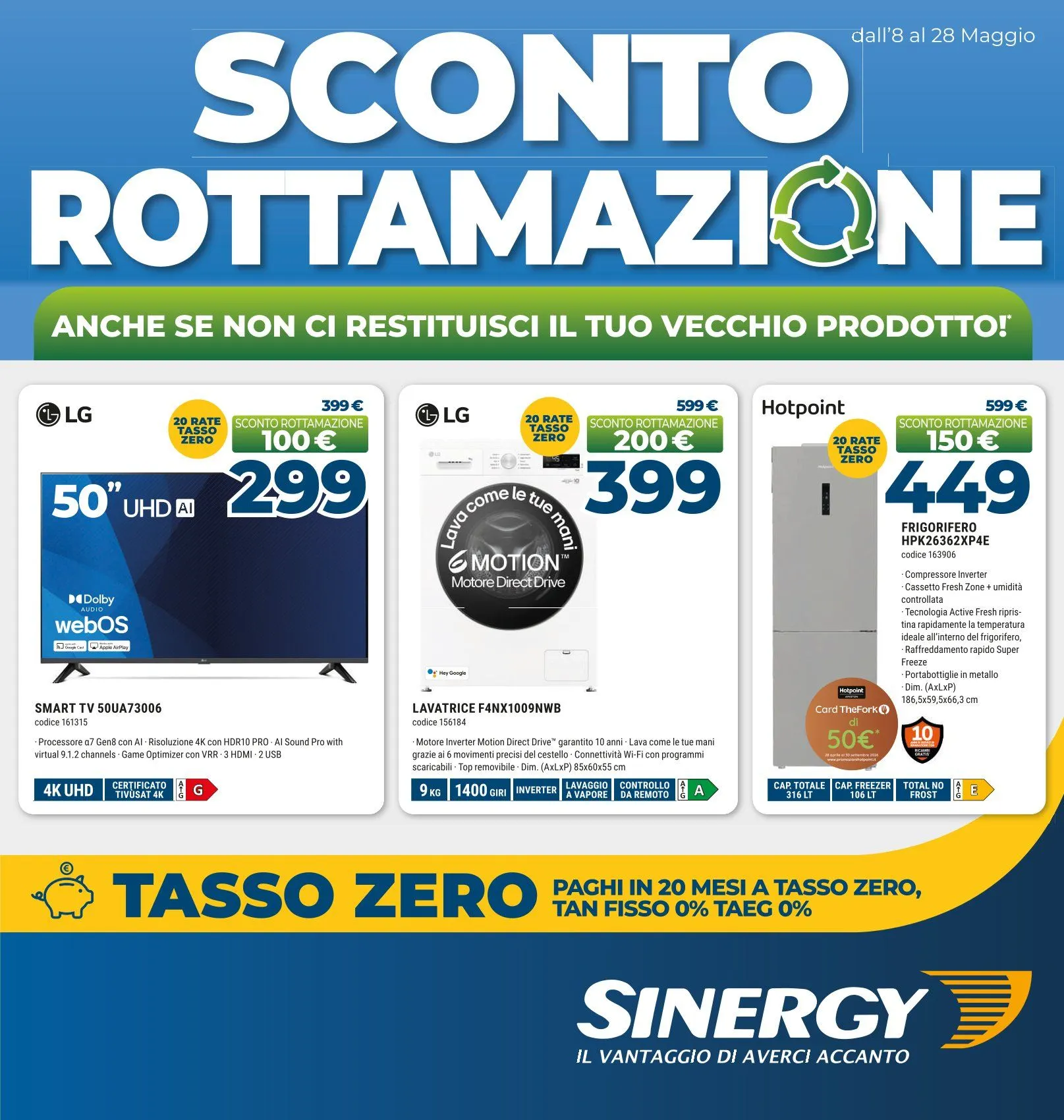  Sinergy Volntino da 8 maggio a 28 maggio di 2026 - Pagina del volantino 1