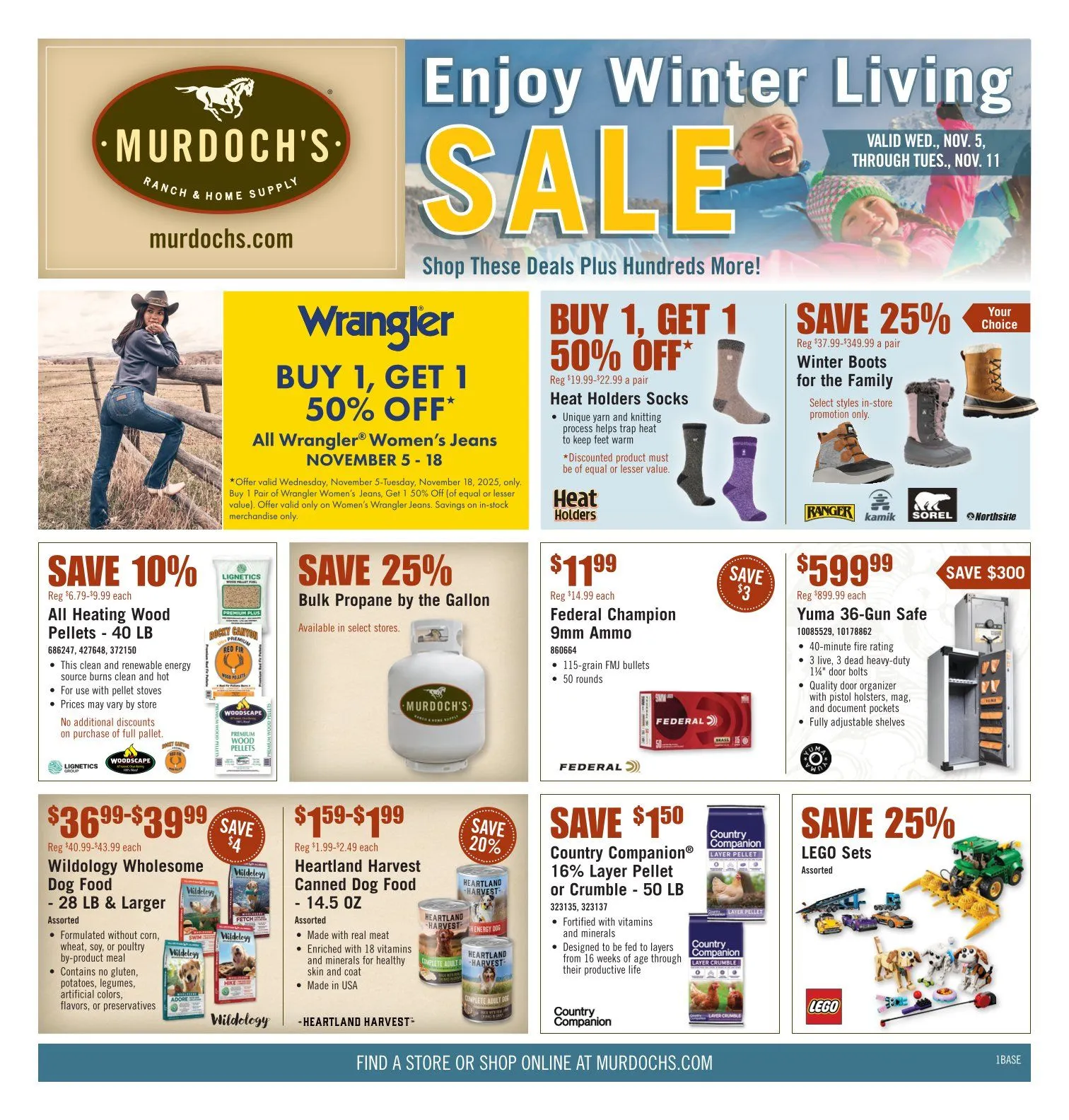 Weekly ad Murdoch´s  Sales from November 7 to November 13 2025 - Page 1
