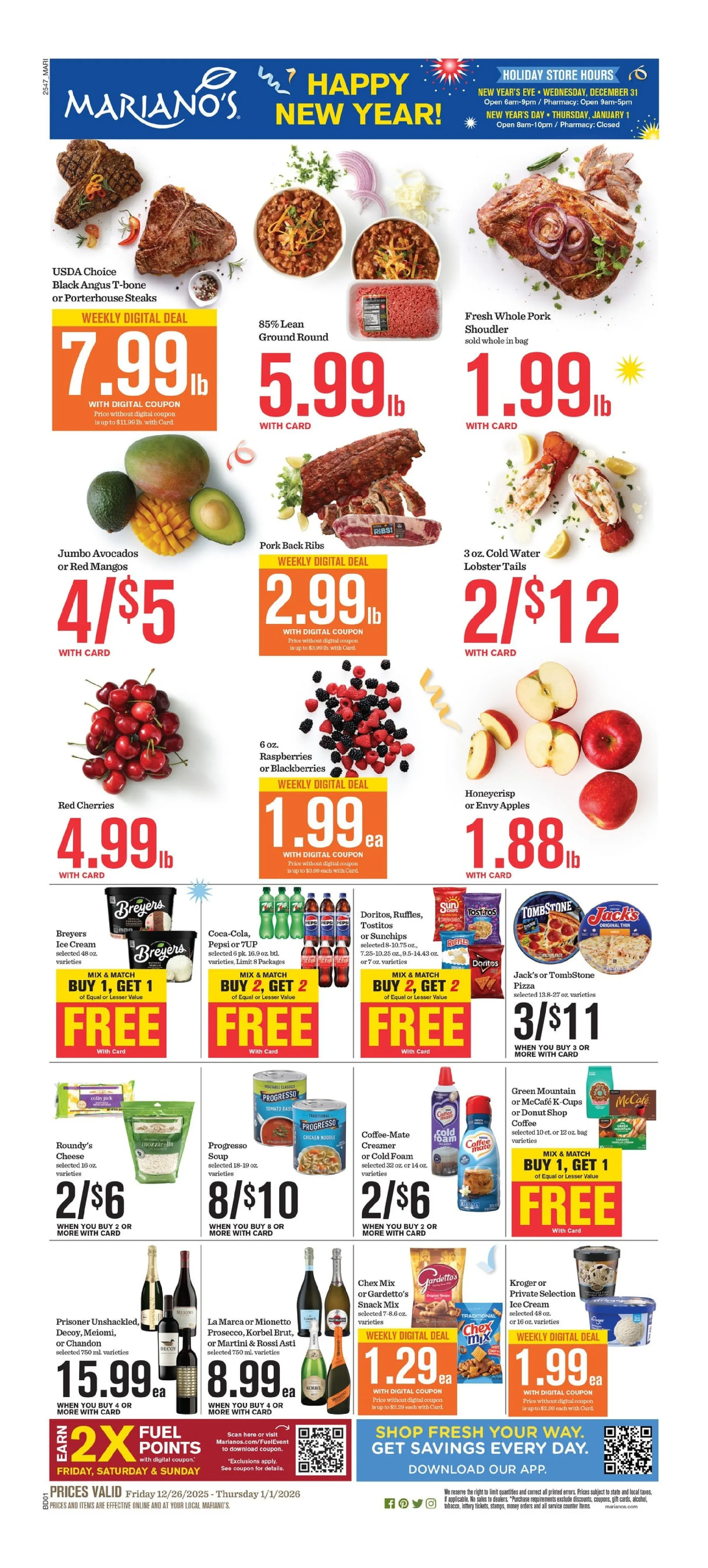 Weekly ad Mariano's Sales from December 26 to January 1 2026 - Page 