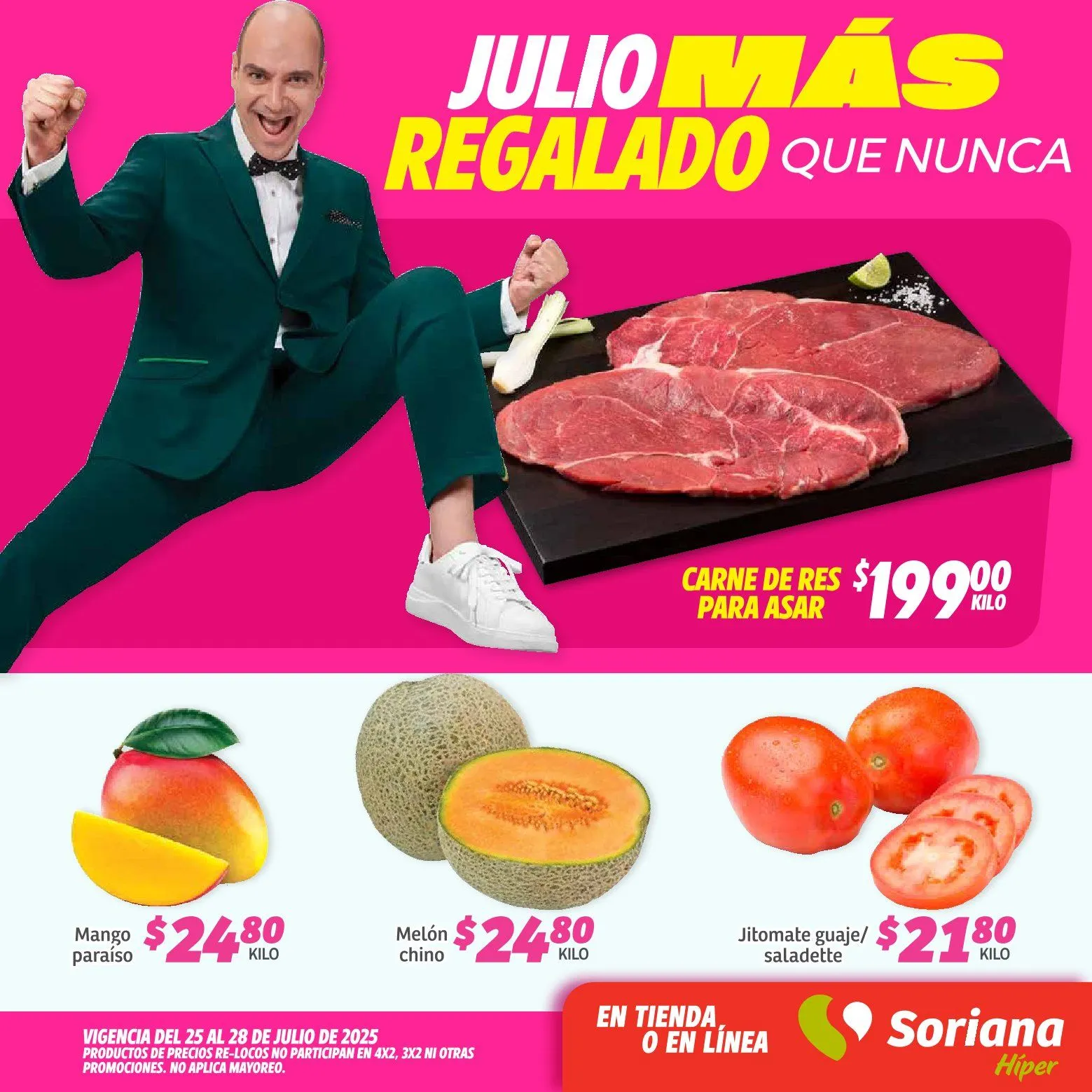 Catálogo de Soriana catálogos y ofertas 25 de julio al 28 de julio 2025 - Pagina 1