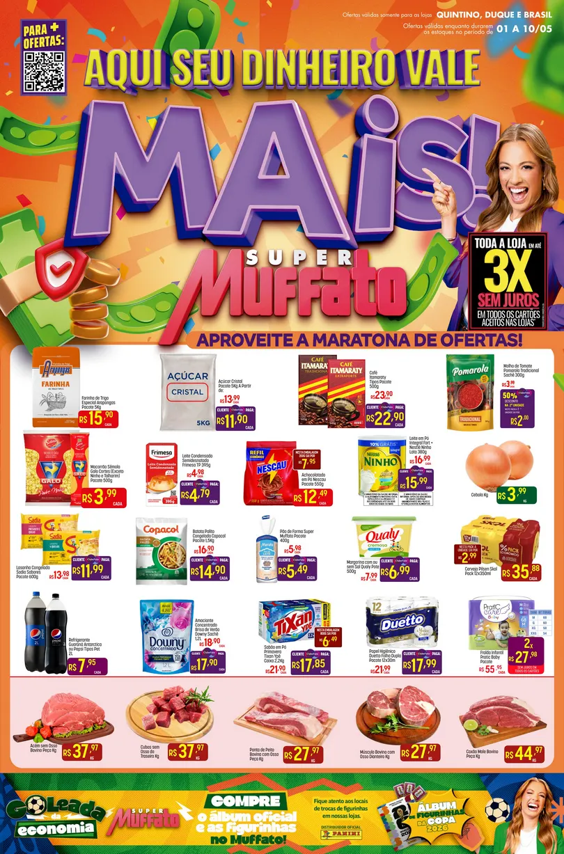 Encarte de  Super Muffato 1 de maio até 10 de maio 2026 - Pagina 1