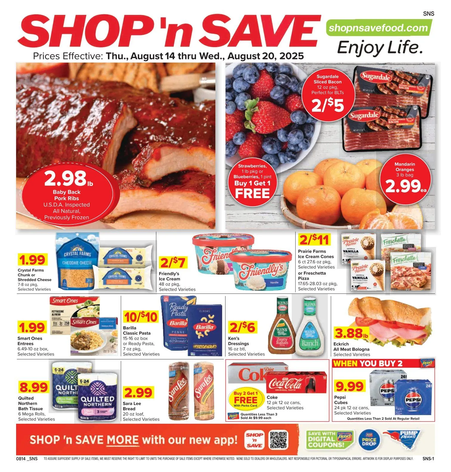 Weekly ad Shop'n Save Sales from August 14 to August 20 2025 - Page 