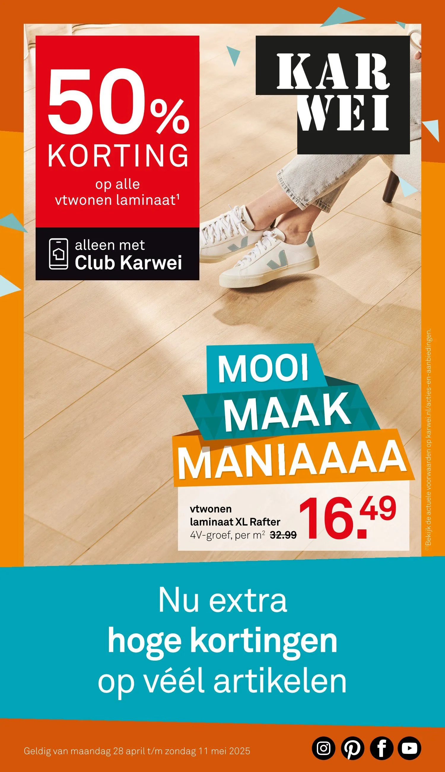 Karwei Aanbiedingen van 28 april tot 11 mei 2025 - Folder pagina 1