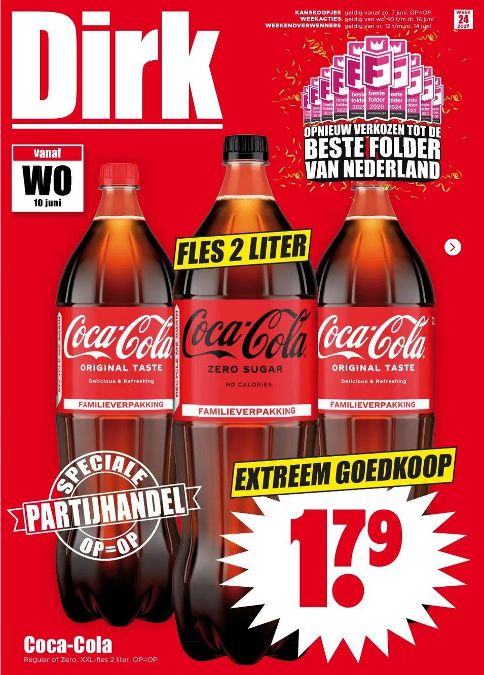 Dirk folders van 7 juni tot 12 juni 2026 - Folder pagina 1