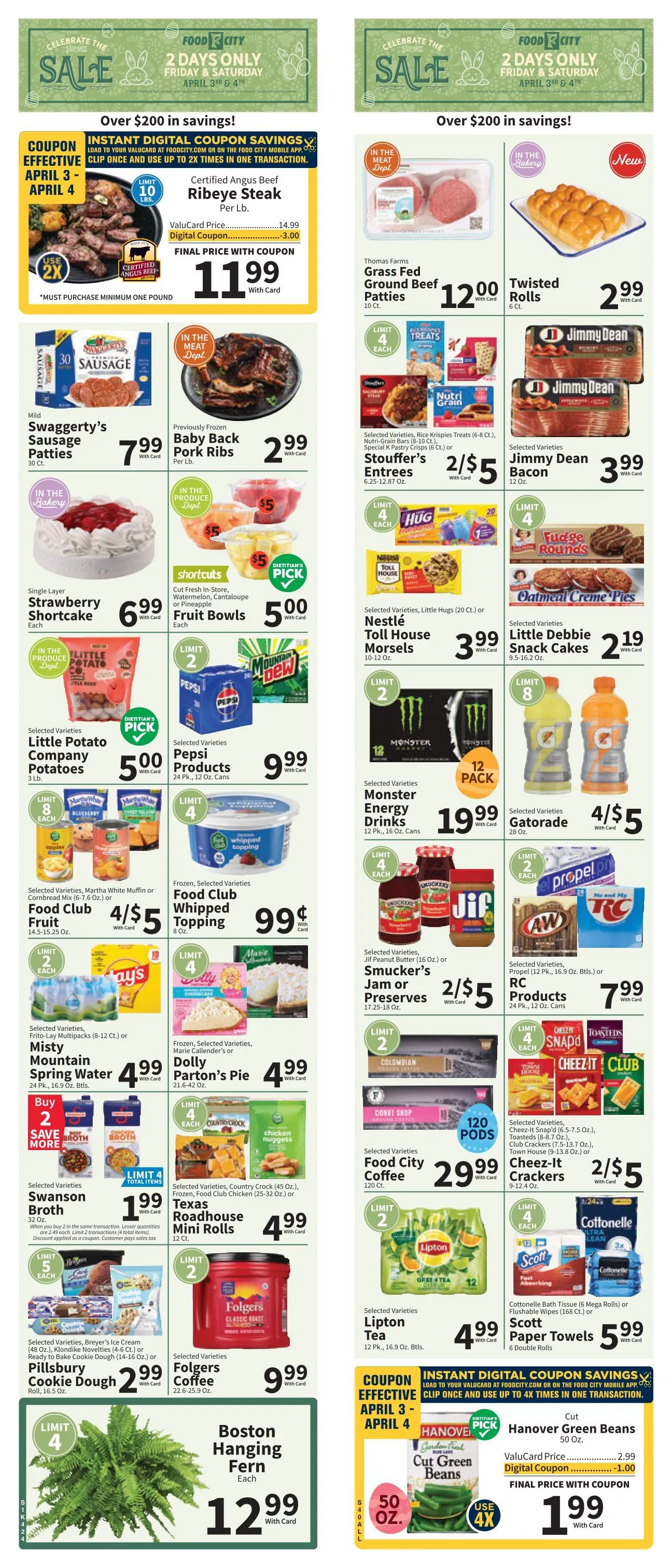  Food City Sales - April 3 April 5 2026
