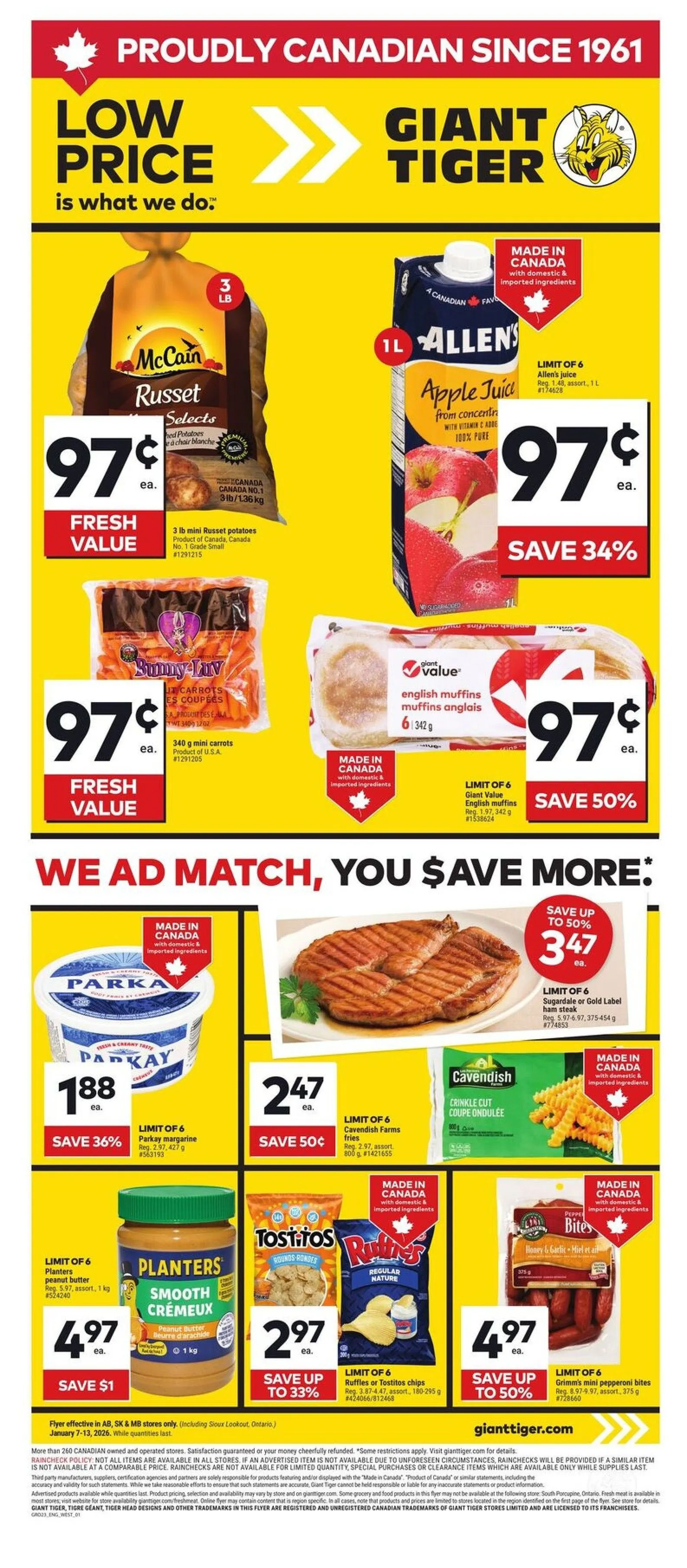 Giant Tiger Sales - January 7 January 13 2026