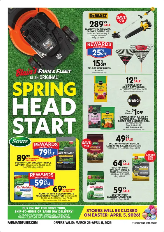 Weekly ad Blain's Farm & Fleet Sales from March 26 to April 6 2026 - Page