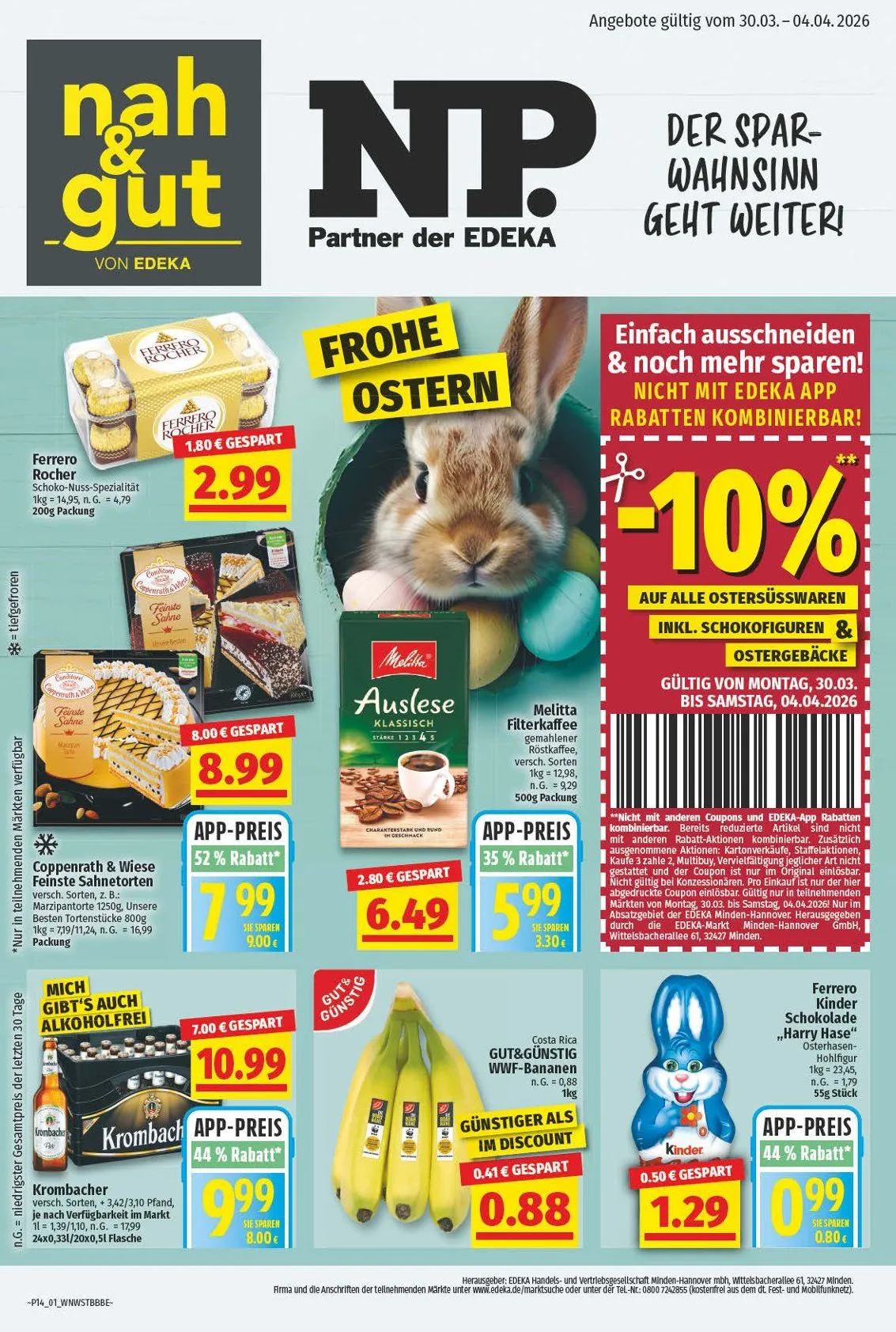 NP Discount Prospekt von 30. März bis 4. April 2026 - Prospekt seite 1