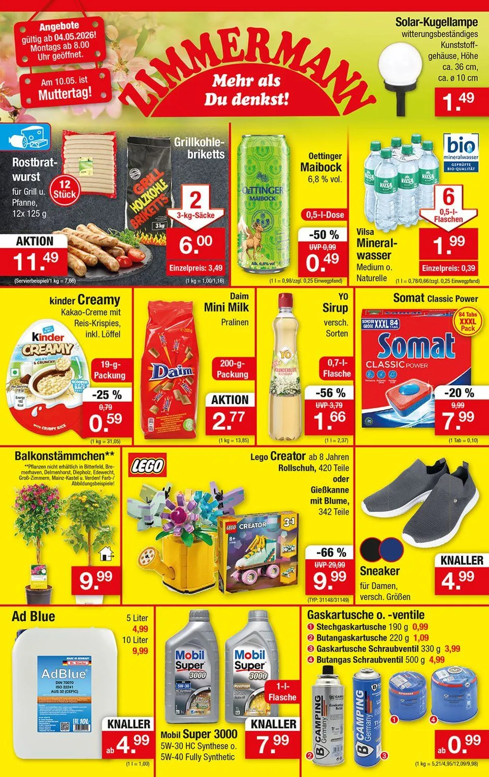 Zimmermann Angebote von 4. Mai bis 10. Mai 2026 - Prospekt seite 1