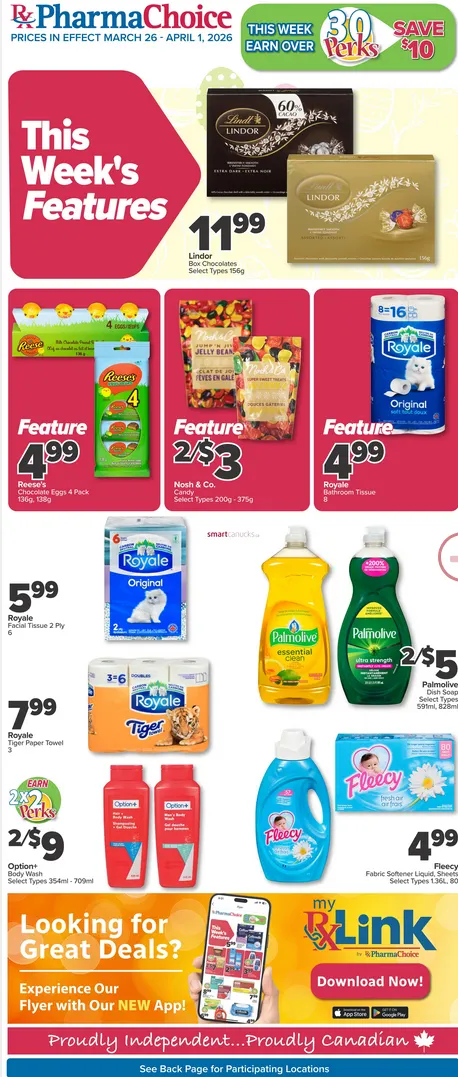 PharmaChoice Sales from March 26 to April 1 2026 - flyer page 1