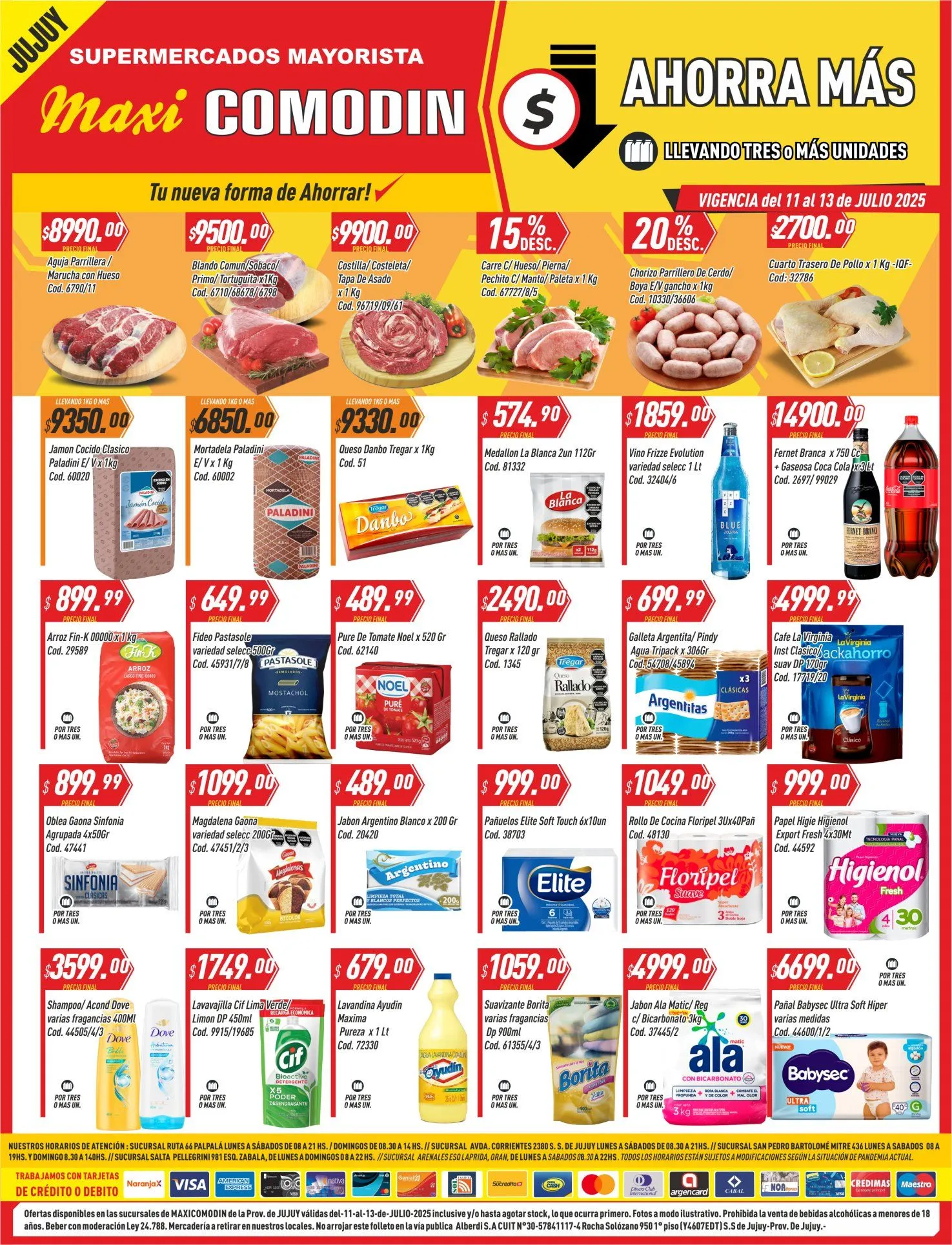 Ofertas de Supermercados Comodín Ofertas 11 de julio al 17 de julio 2025 - Página 1 del catálogo