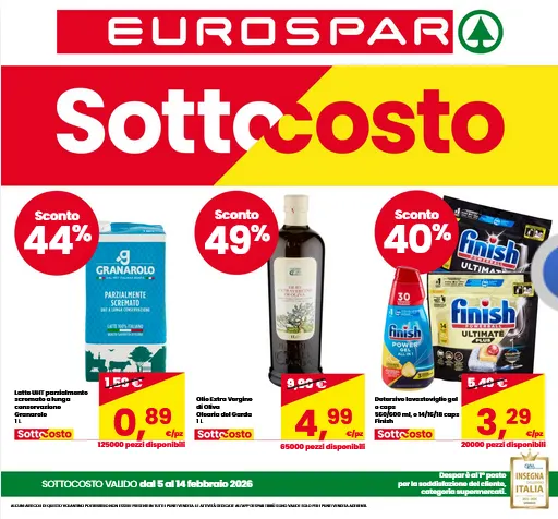 Volantini Eurospar da 5 febbraio a 14 febbraio di 2026 - Pagina del volantino 