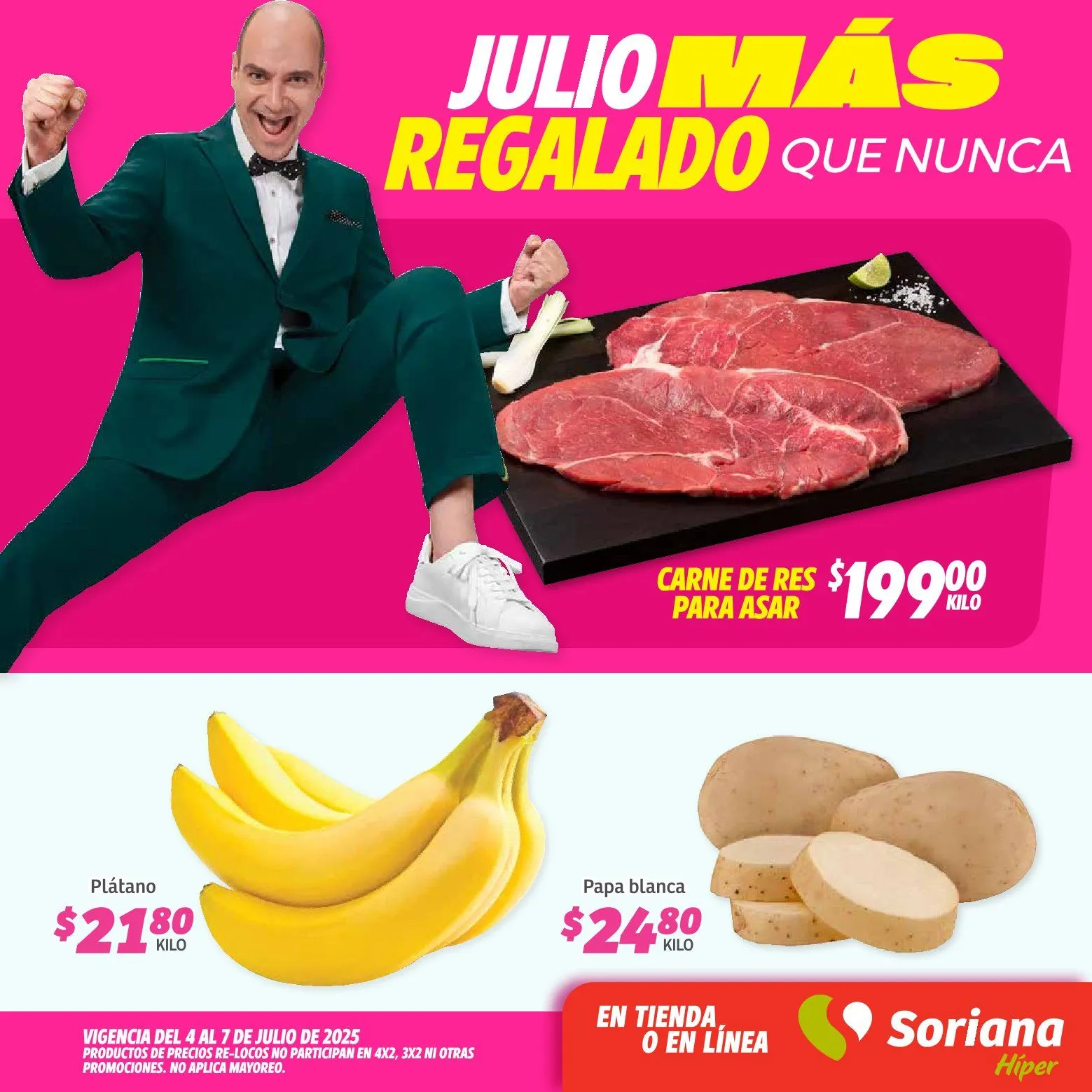 Catálogo de Soriana Ofertas 4 de julio al 7 de julio 2025 - Pagina 1