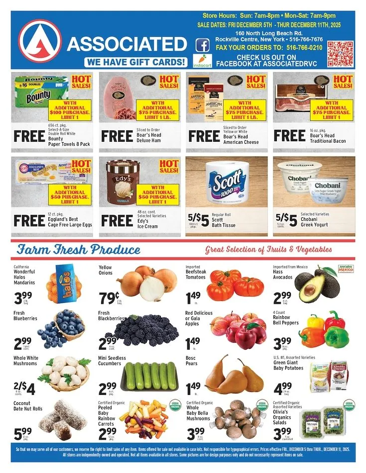 Weekly ad Associated Supermarkets Sales from December 5 to December 11 2025 - Page