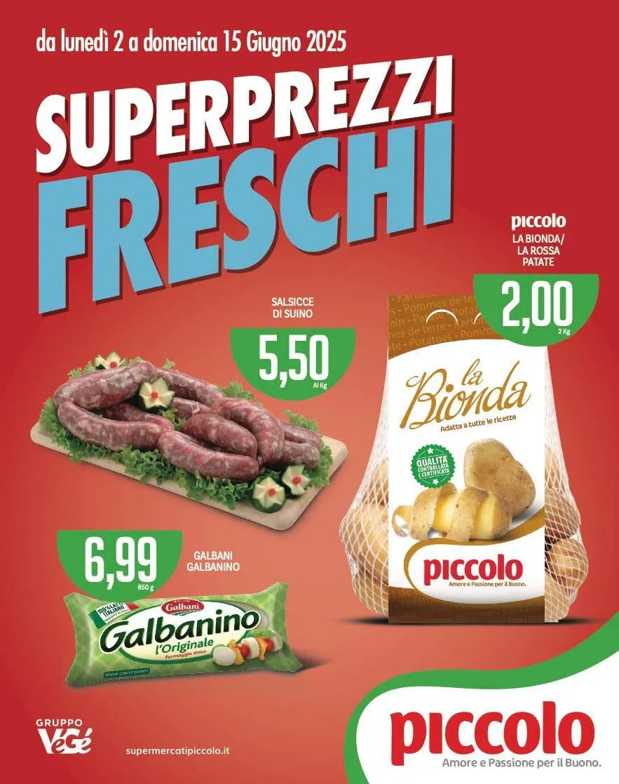  Volantini Piccolo da 2 giugno a 16 giugno di 2025 - Pagina del volantino 
