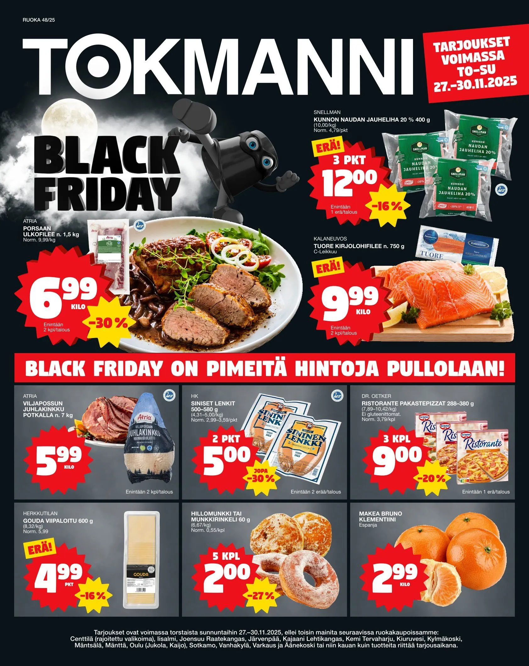 Tokmanni voimassa alkaen 27. marraskuuta - 30. marraskuuta 2025 - Tarjouslehti sivu 