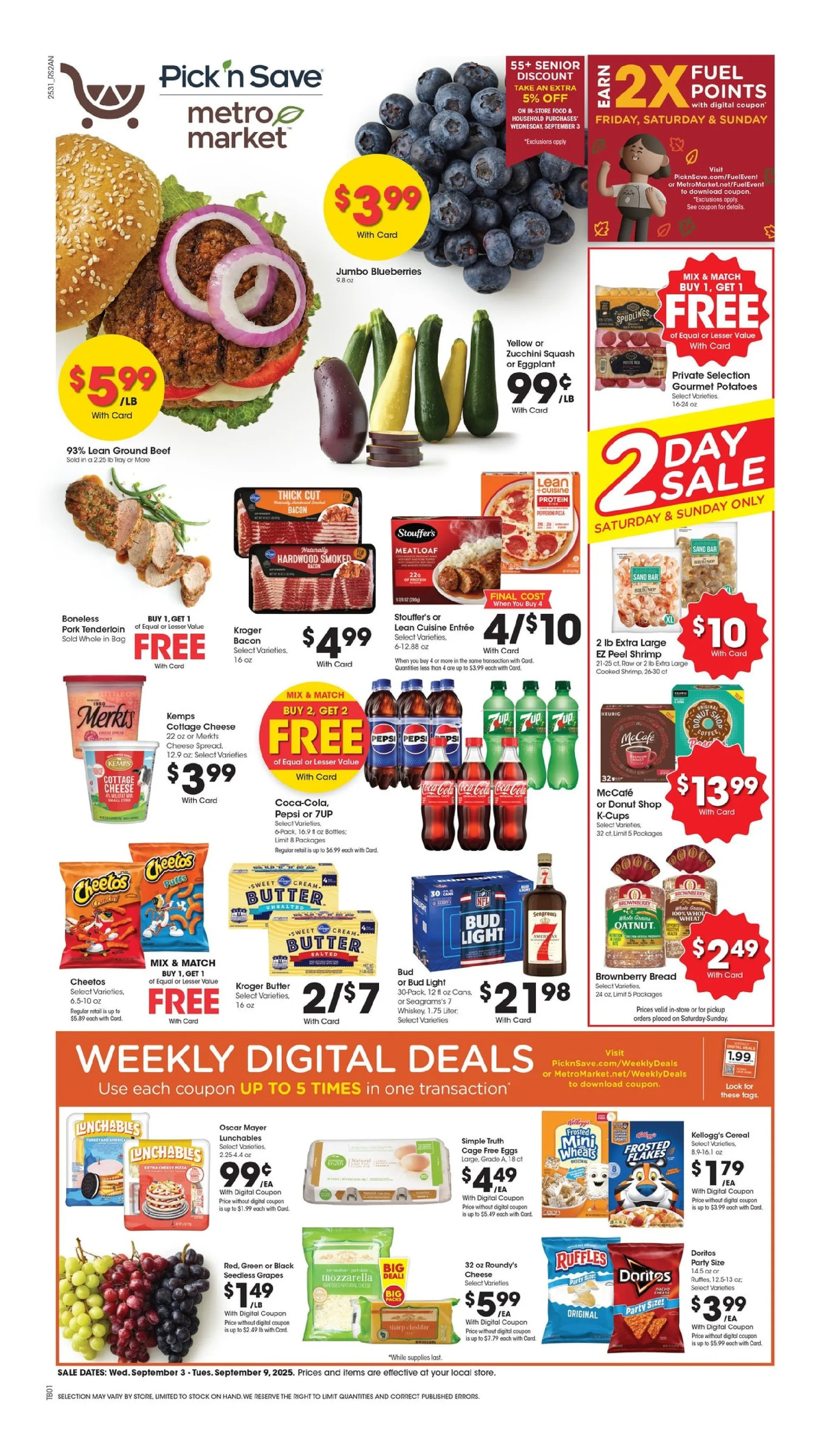 Weekly ad Pick 'n Save Sales from September 3 to September 9 2025 - Page 1