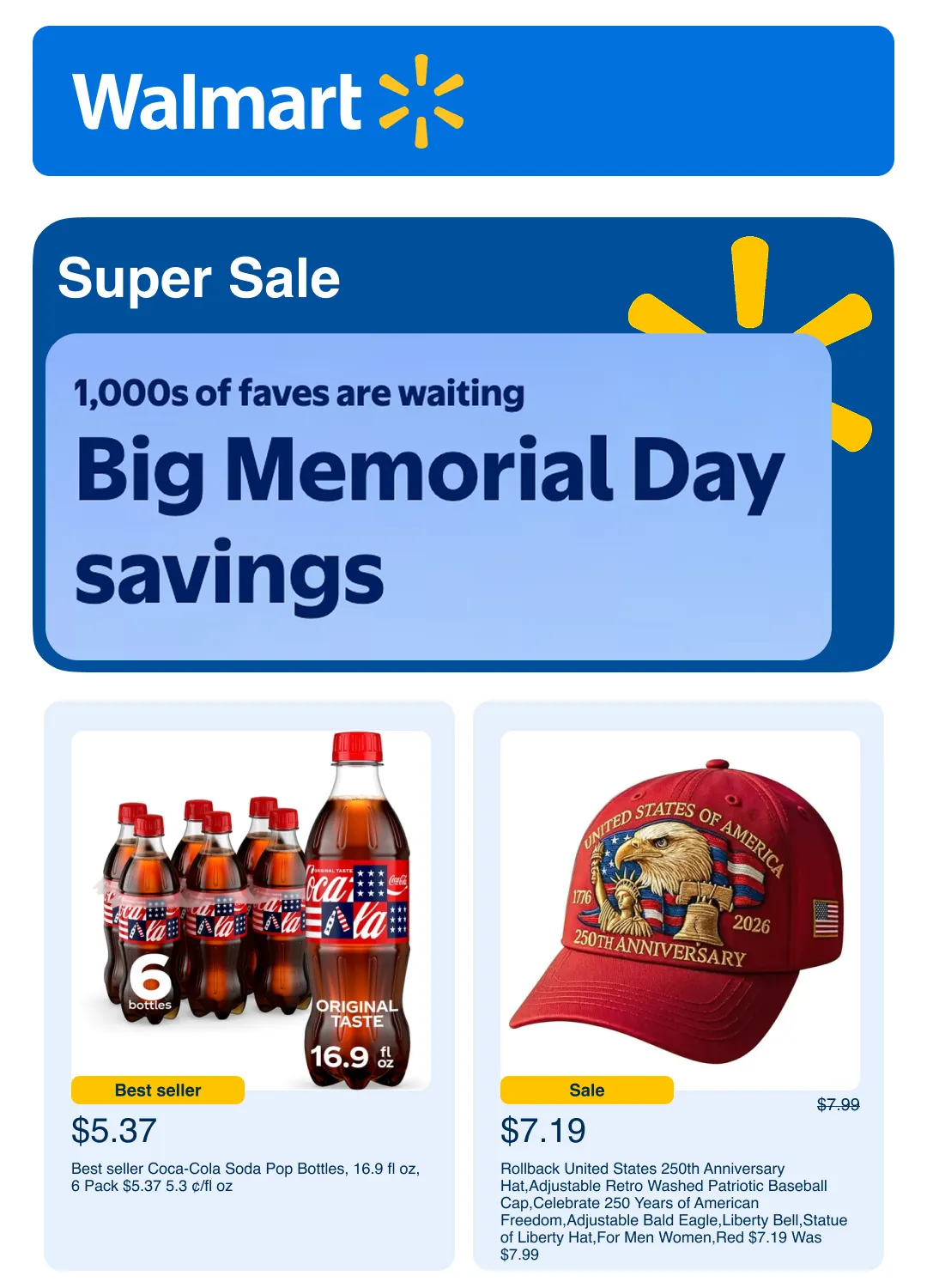 Weekly ad Walmart Sales from May 22 to June 10 2026 - Page 