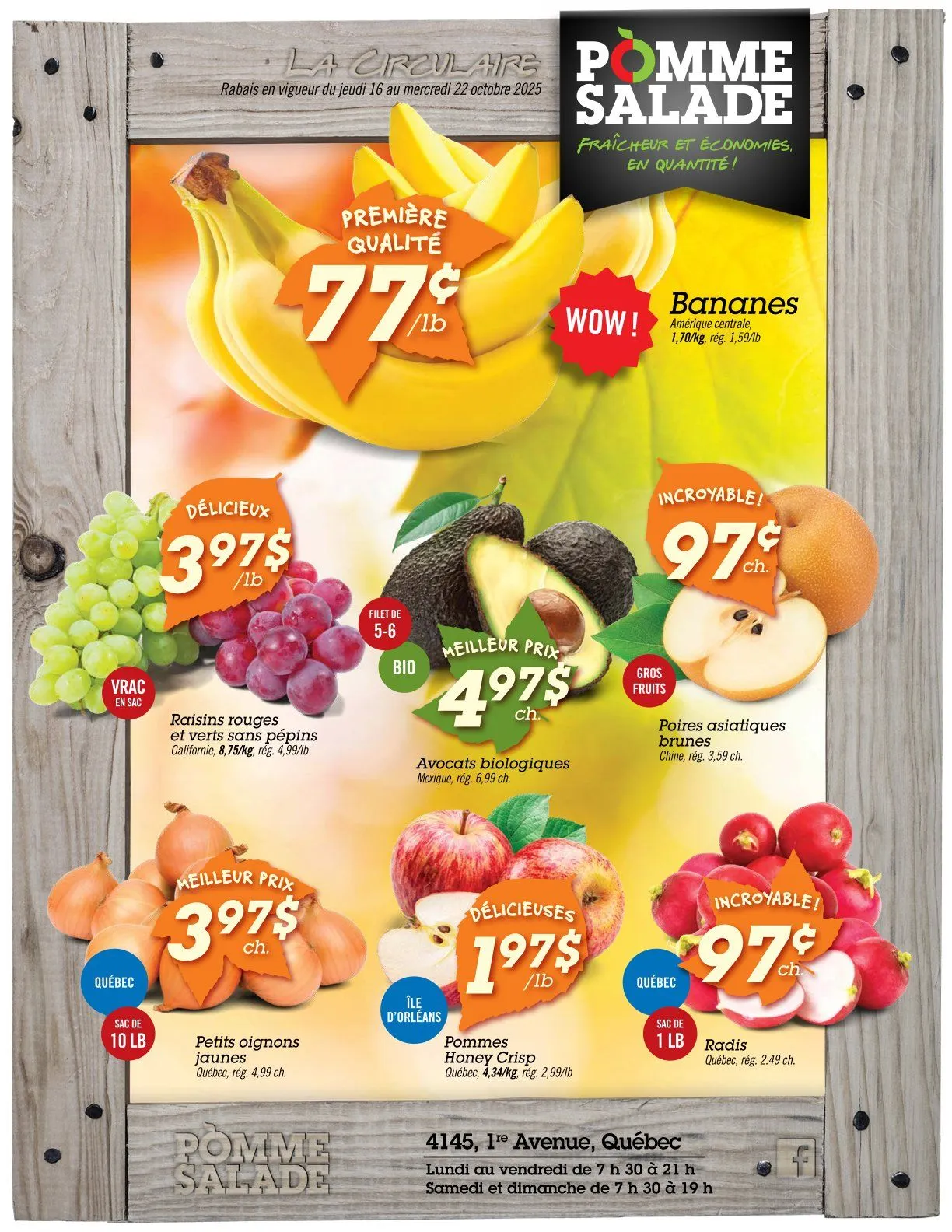 Pomme Salade Sales from October 16 to October 22 2025 - flyer page 