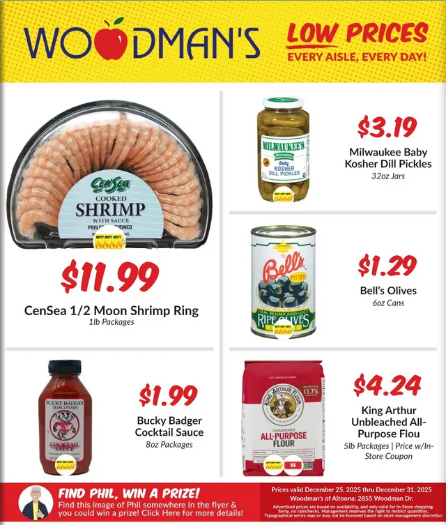 Weekly ad Woodman's Market Sales from December 26 to December 31 2025 - Page 1