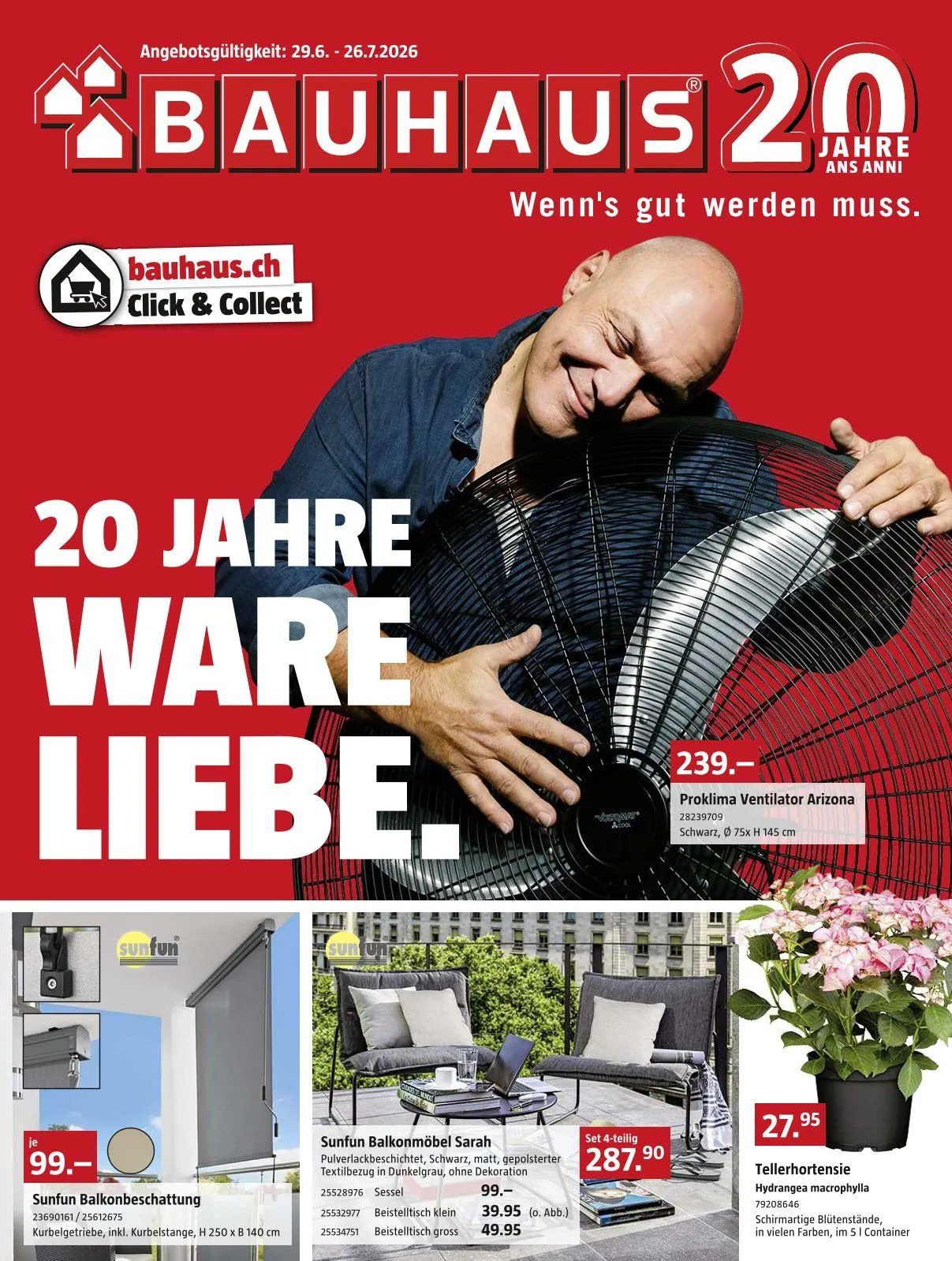  Bauhaus Prospekte von 29. Juni bis 26. Juli 2026 - Prospekt seite 1